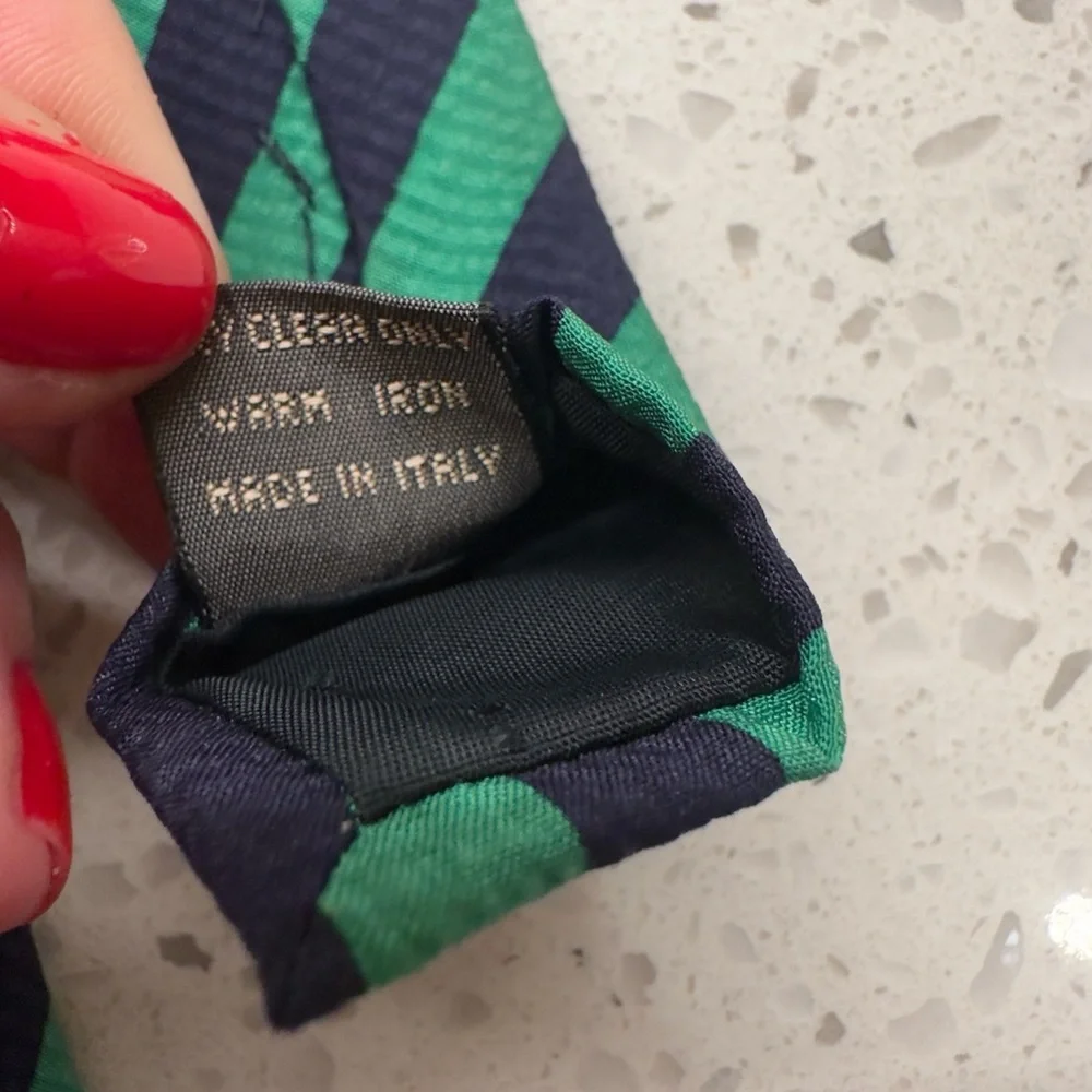 Luxury vintage silk tie made in italy Ermemgildo Zenga